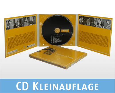 gebrannte CD im 6 seitigen Digi Pack